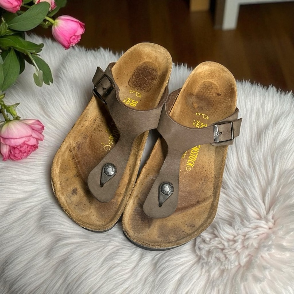 Birkenstock Gizeh Sandals – Mocha – EU 38